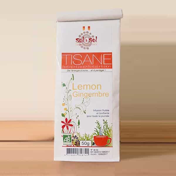 Tisane Citronnelle et Gingembre Biologique - 50g