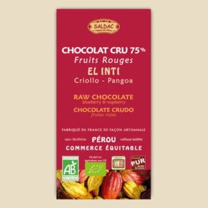 Chocolat Cru El Inti aux Fruits Rouges