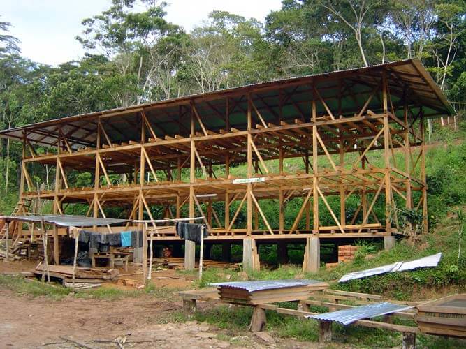 Le nouveaux grenier pour le stockage du café - Saldac