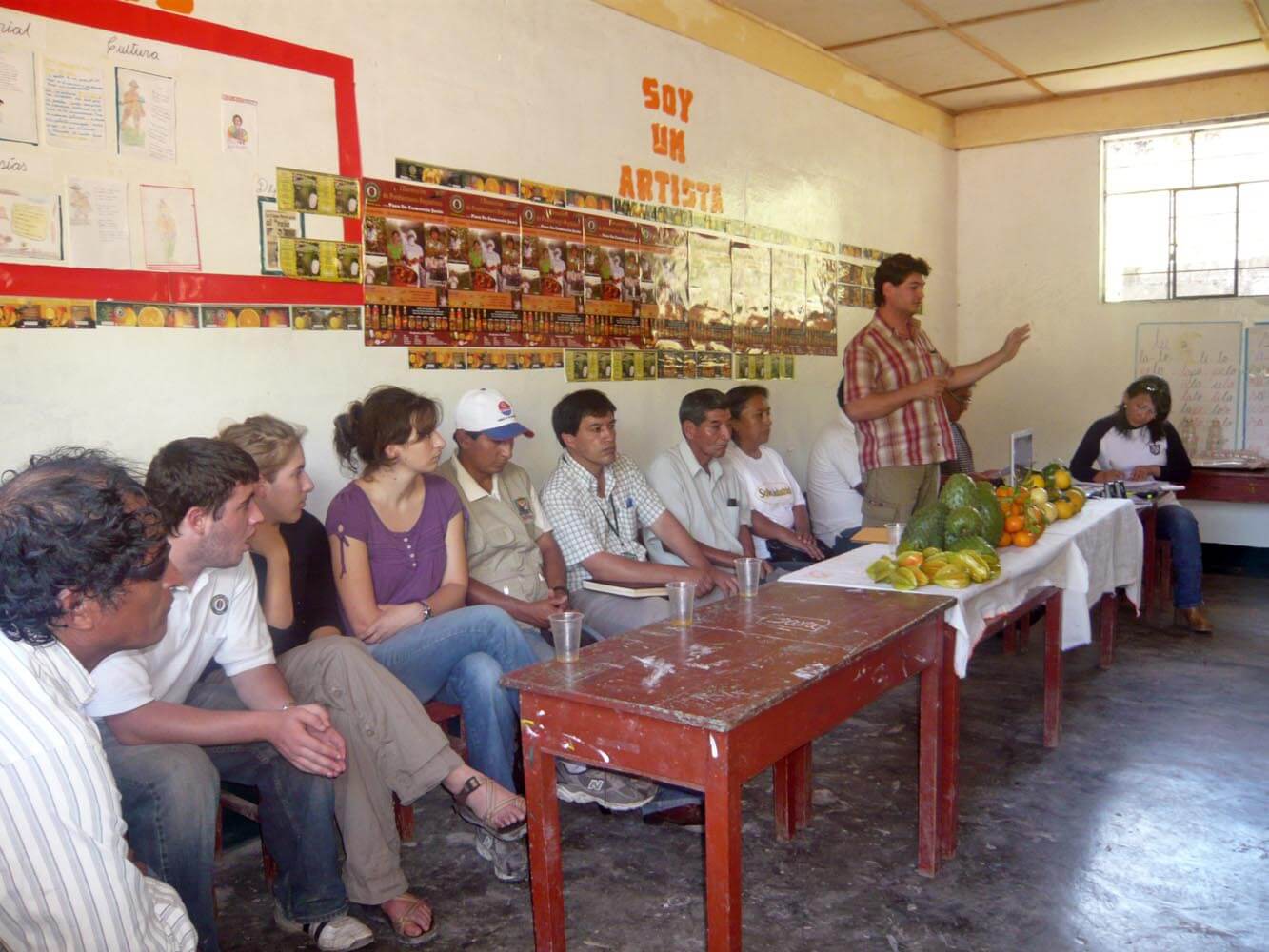 Réunion avec les producteurs de Corossol, Rio Negro 2009