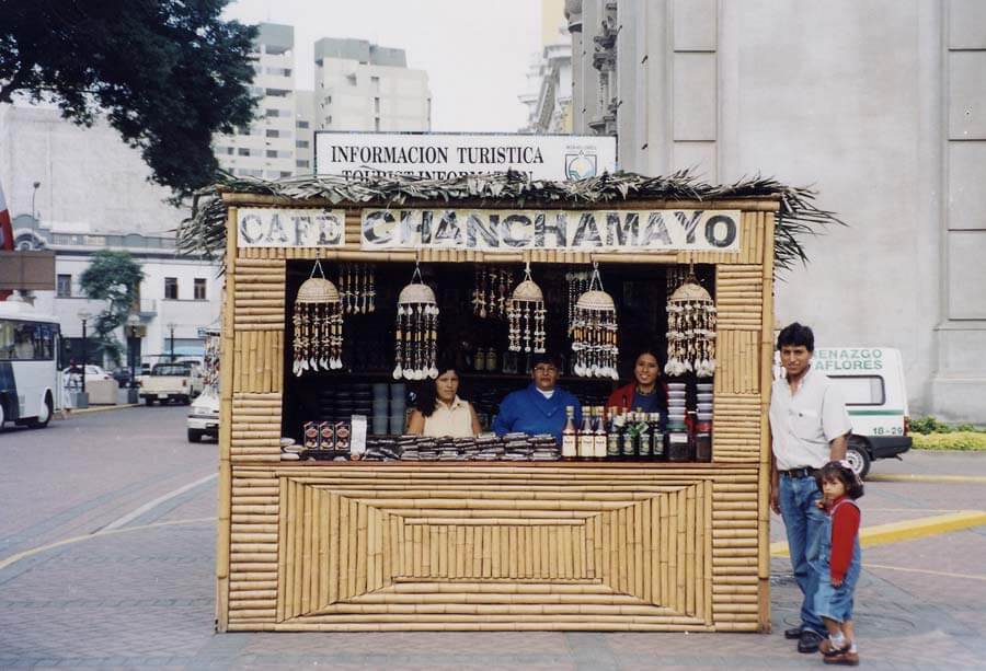 Un des stands à Lima (Miraflores)