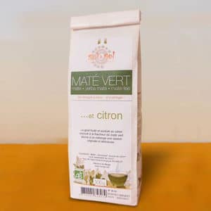 Maté aromatisé à la citronnelle et à la menthe - biologique - Brésil - 100g