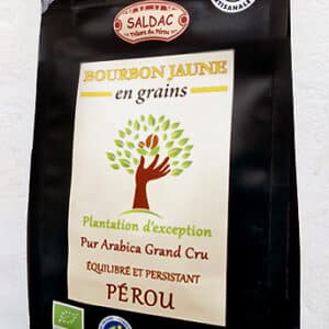 Café Bourbon jaune bio - Terroir Palomar - 1 500 m d'altitude, 250 gr en grain.