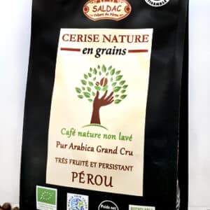 Café Nature non lavé bio - Terroir Palomar - 1 700 m d'altitude, 250 gr en grain.